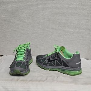 NIKE AIR MAX 2011 GREY NEON GREEN SNEAKERS BFPM-04-282